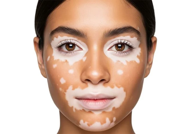 Vitiligo-before